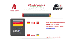 Desktop Screenshot of marokko-transport.de